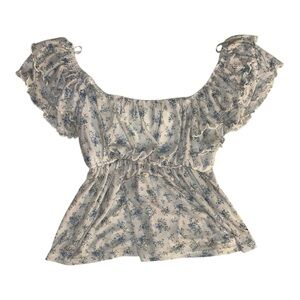 Tilly’s Floral ruffle blouse
